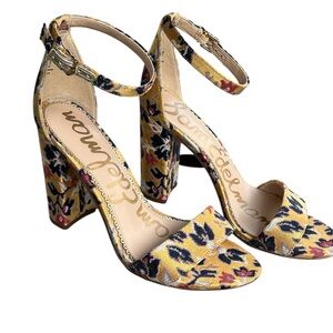 Gorgeous Sam Edelman Yaro Floral Heels Women’s Size 6.5 M